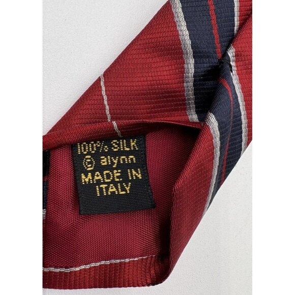 Ronald Reagan Necktie 100% Silk Signature Presidential Library Neck Tie Red Blue - Picture 8 of 8